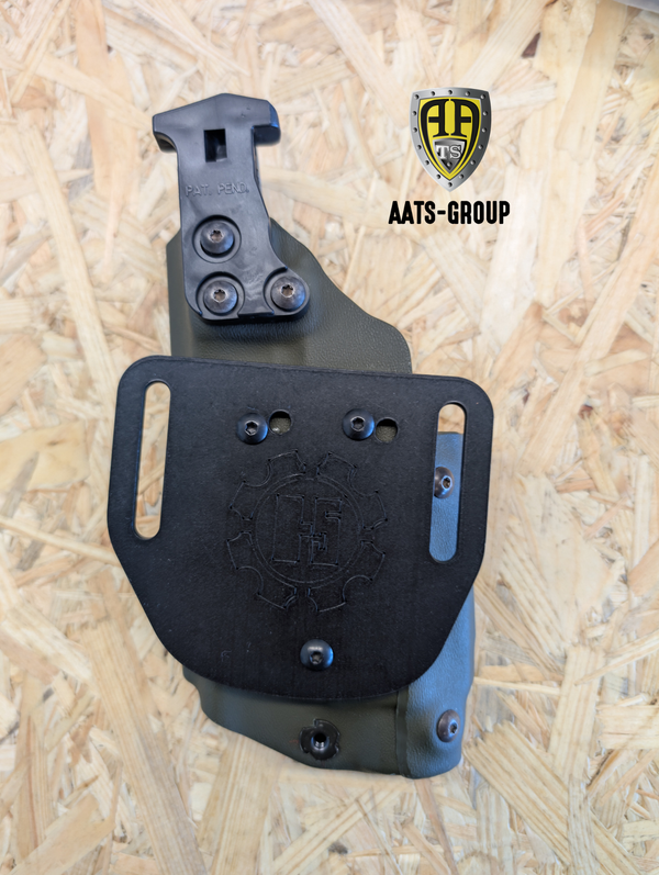 Holster Hartkern5 für Heckler & Koch P30 mit Streamlight TLR-2, Level II - Rechtshand - OD Green, Bild 2